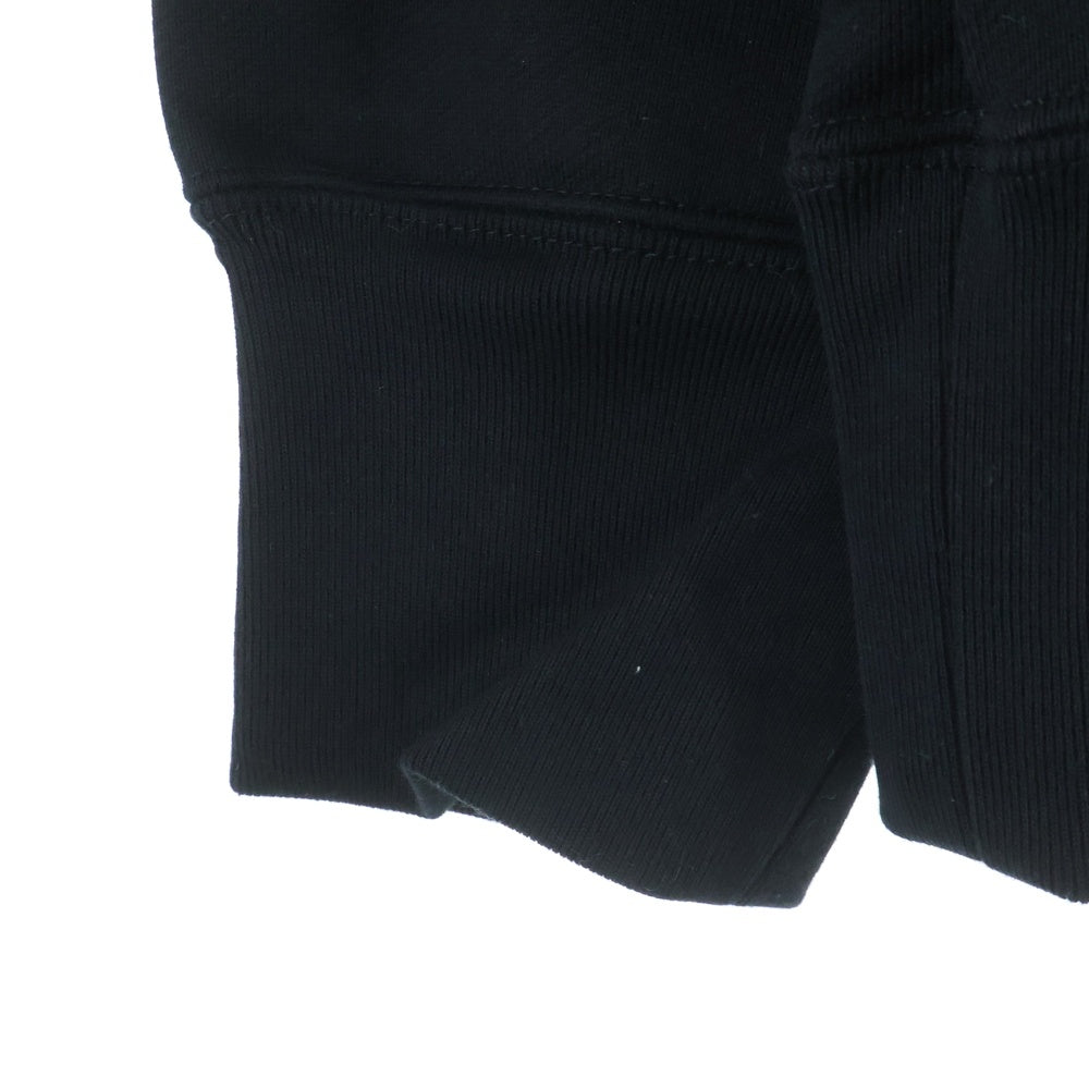 GOD SELECTION XXX(ゴッドセレクショントリプルエックス) 20AW ロゴ刺繍 コットンプルオーバーパーカー ブラック GX-A20-HD-01