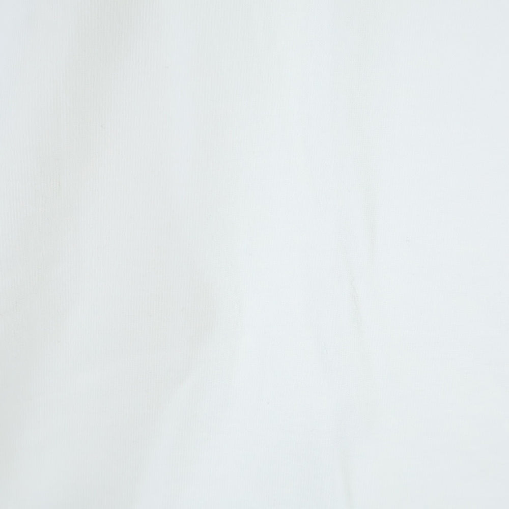 GOD SELECTION XXX(ゴッドセレクショントリプルエックス) 20AW フォトプリント クルーネックコットン長袖カットソー ロンT ホワイト GX-A20-LT-03