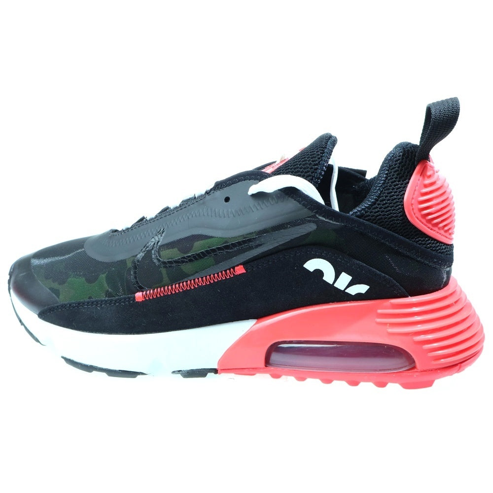 NIKE(ナイキ) ×ATMOS AIR MAX 2090 SP DUCK CAMO アトモス エアマックス2090 ダックカモ ローカットスニーカー ブラック/レッド US11/29cm CU9174-600