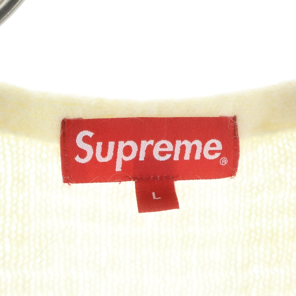 SUPREME(シュプリーム) 22SS Brushed Grid Cardigan ブラッシュド グリッド モヘヤニット カーディガン マルチ