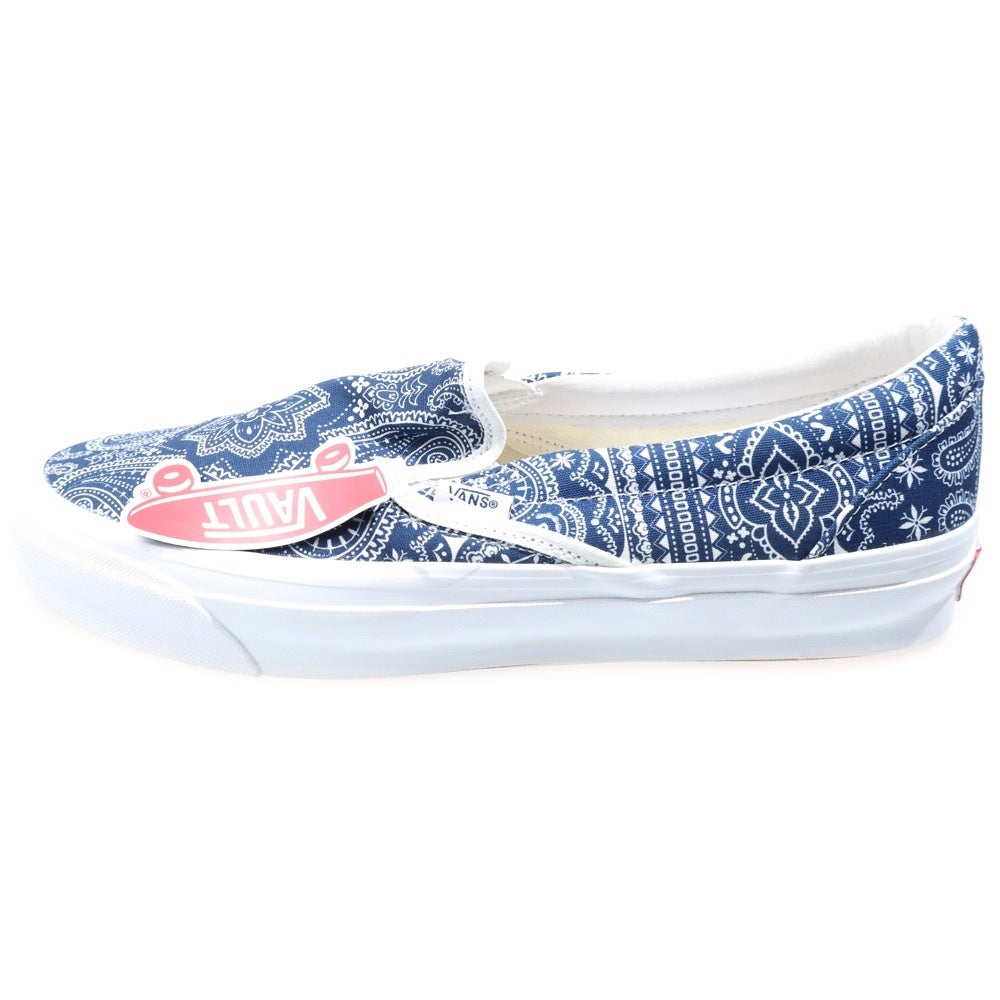 VANS(ヴァンズ) ×KITH OG CLASSIC SLIP-ON LX キス ペイズリー クラシック スリッポン スニーカー ネイビー US11/29cm VN0A45JK6CC