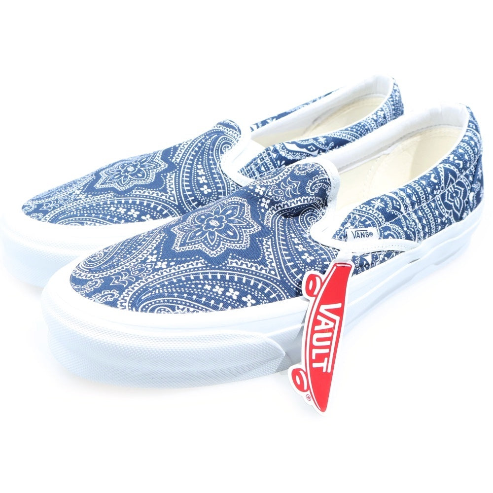 VANS(ヴァンズ) ×KITH OG CLASSIC SLIP-ON LX キス ペイズリー クラシック スリッポン スニーカー ネイビー US11/29cm VN0A45JK6CC