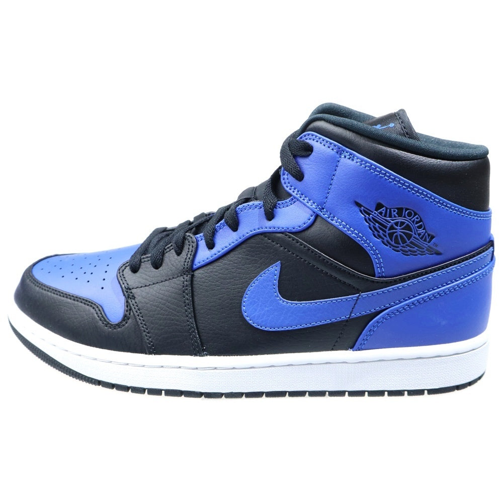 NIKE(ナイキ) AIR JORDAN 1 MID HYPER ROYAL エアー ジョーダン ハイパー ロイヤル ローカットスニーカー ブラック/ブルー US11/29cm 554724-077