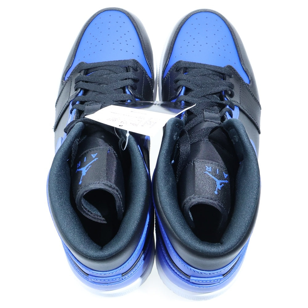 NIKE(ナイキ) AIR JORDAN 1 MID HYPER ROYAL エアー ジョーダン ハイパー ロイヤル ローカットスニーカー ブラック/ブルー US11/29cm 554724-077