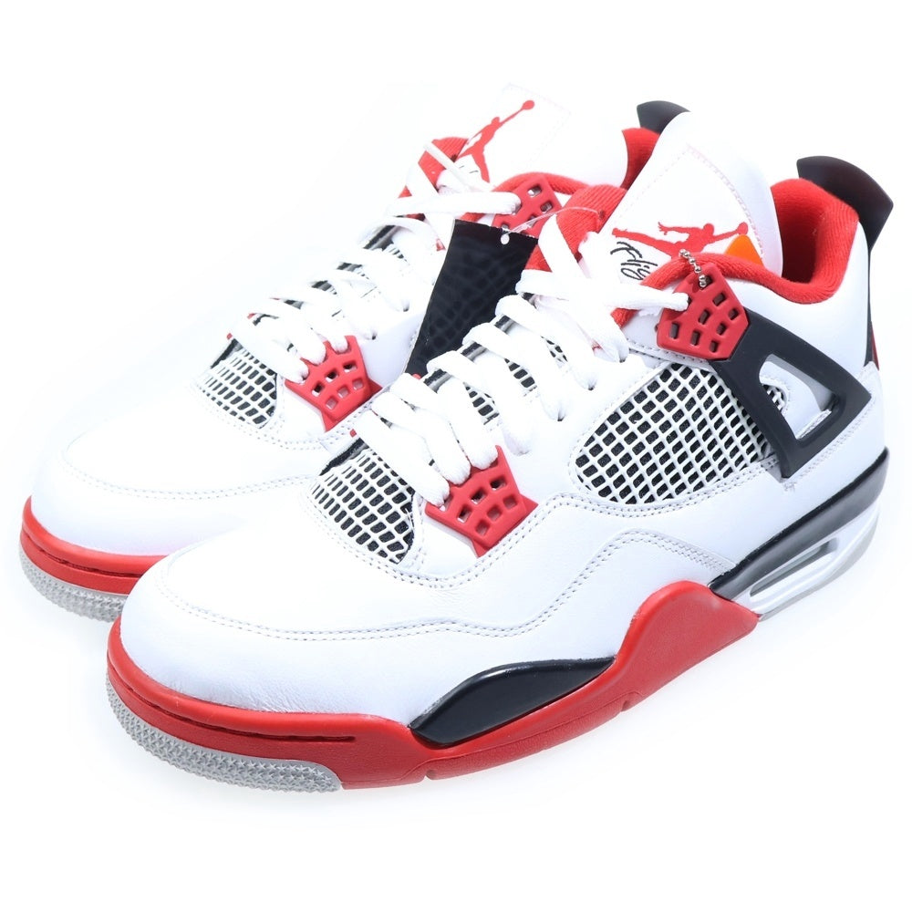 NIKE(ナイキ) AIR JORDAN 4 RETRO OG FIRE RED 2020 エアジョーダン4 レトロ ファイヤーレッド ハイカットスニーカー ホワイト/レッド US10/28cm DC7770-160