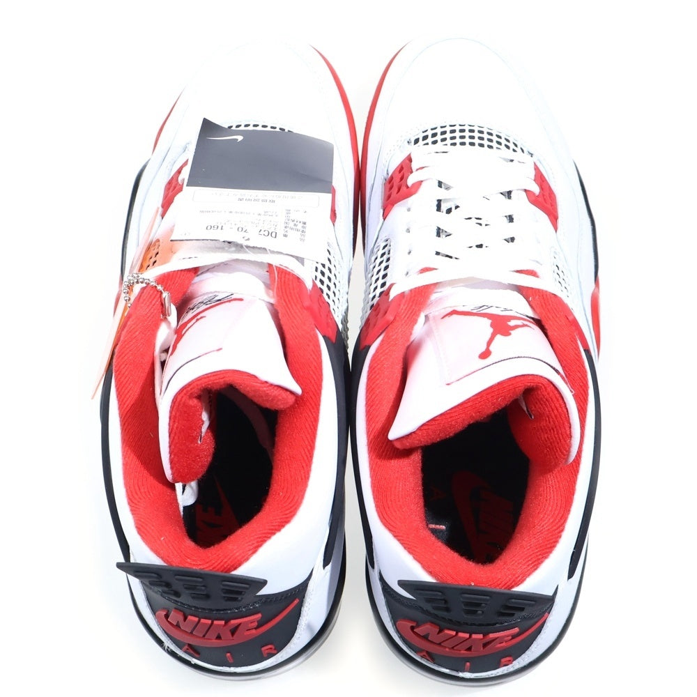 NIKE(ナイキ) AIR JORDAN 4 RETRO OG FIRE RED 2020 エアジョーダン4 レトロ ファイヤーレッド ハイカットスニーカー ホワイト/レッド US10/28cm DC7770-160