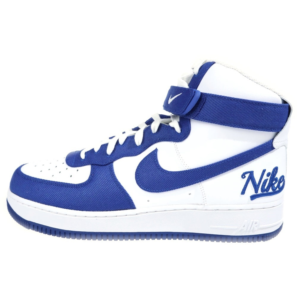 NIKE(ナイキ) AIR FORCE 1 High EMB Dodgers エアフォース1 ハイ EMB ドジャース ハイカットスニーカー ブルー/ホワイト US11/29cm DC8168-100