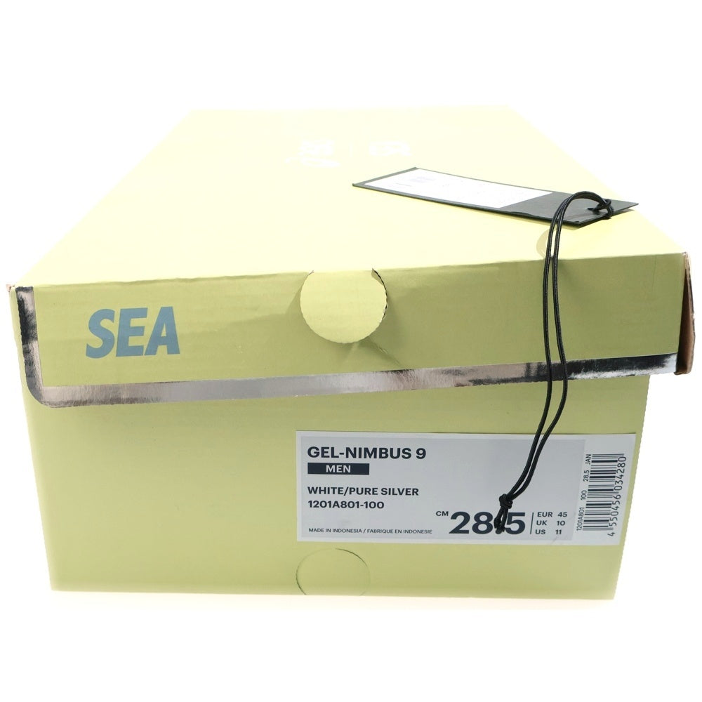 ASICS(アシックス) ×WIND AND SEA GEL-NIMBUS 9 ゲル ニンバス ウィンダンシー ローカットスニーカー ホワイト US11/28.5cm 1201A801-100