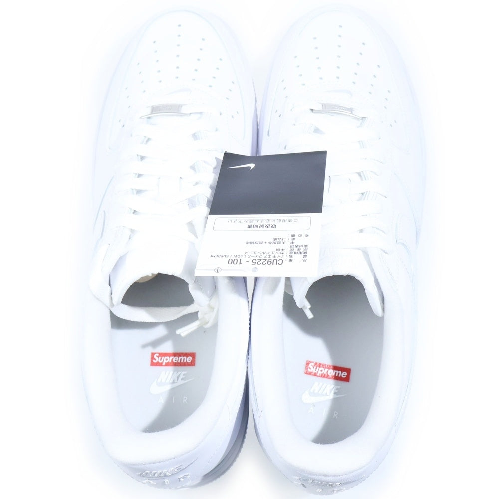 NIKE(ナイキ) ×SUPREME AIR FORCE 1 LOW SP エア フォース 1 ローカットスニーカーシューズ ホワイト US11/29cm CU9225-100