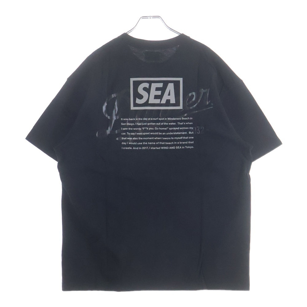 【貴大様】WIND AND SEA × DANNER ウィンダシー　黒 シャツ WIND AND SEA(ウィンダンシー) 20AW Danner ダナー ロゴプリント