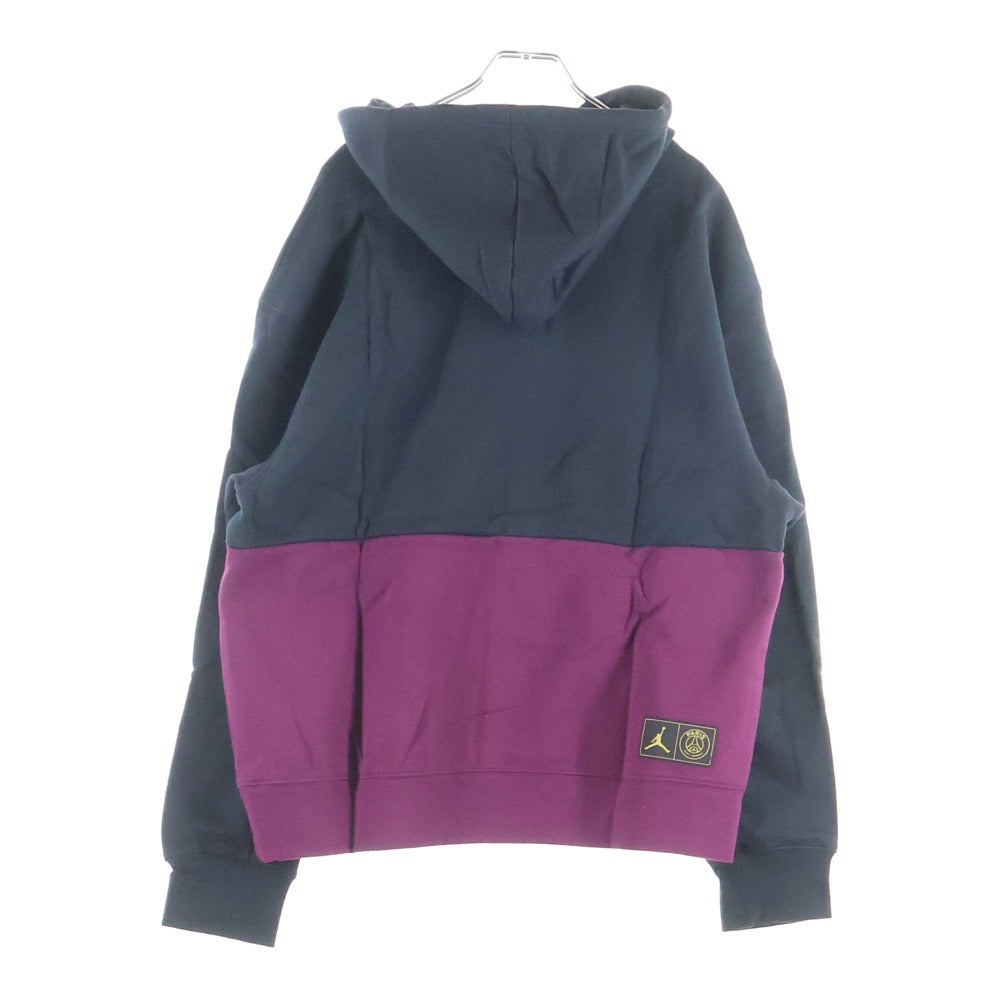 JORDAN BRAND(ジョーダンブランド) ×PSG FLEECE PULLOVER HOODIE パリ サンジェルマン フリース プルオーバー フーディ パーカー ブラック/パープル CK9774-010