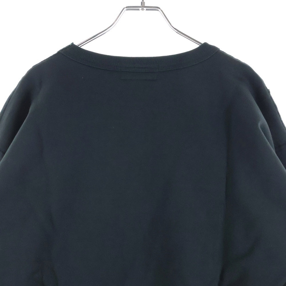 WIND AND SEA(ウィンダンシー) ×NO COFFEE フロッキープリントスウェットトレーナー ブラック WDS-NOCF-03