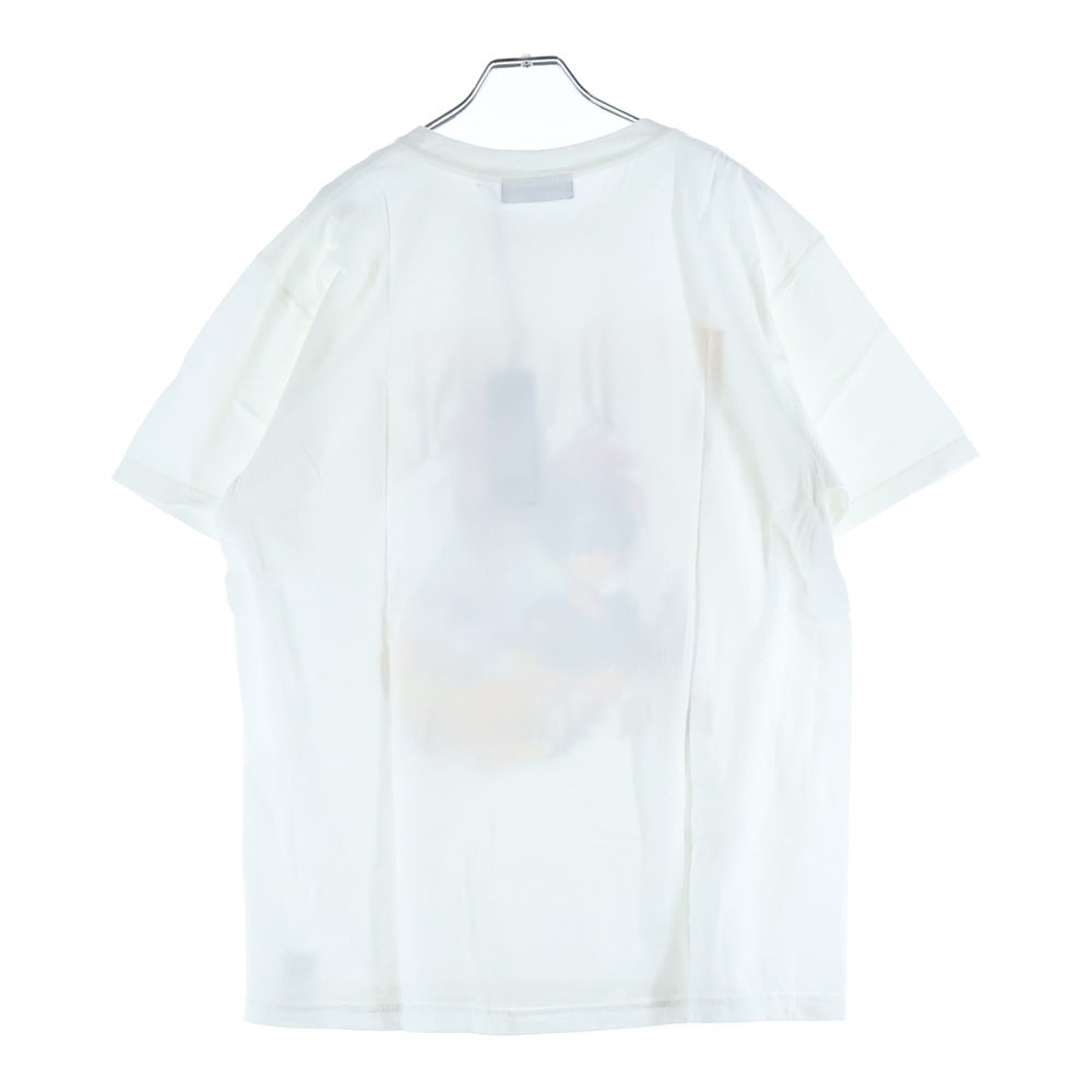 WIND AND SEA(ウィンダンシー) 22SS×YYHS 幽遊白書 キャラクターロゴプリント コットンクルーネック半袖Tシャツ ホワイト WDS-YYHS-08