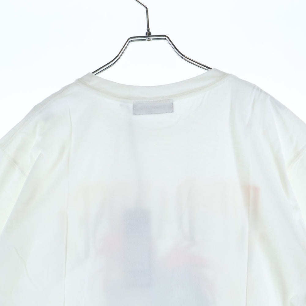 WIND AND SEA(ウィンダンシー) 22SS×YYHS 幽遊白書 キャラクターロゴプリント コットンクルーネック半袖Tシャツ ホワイト WDS-YYHS-08