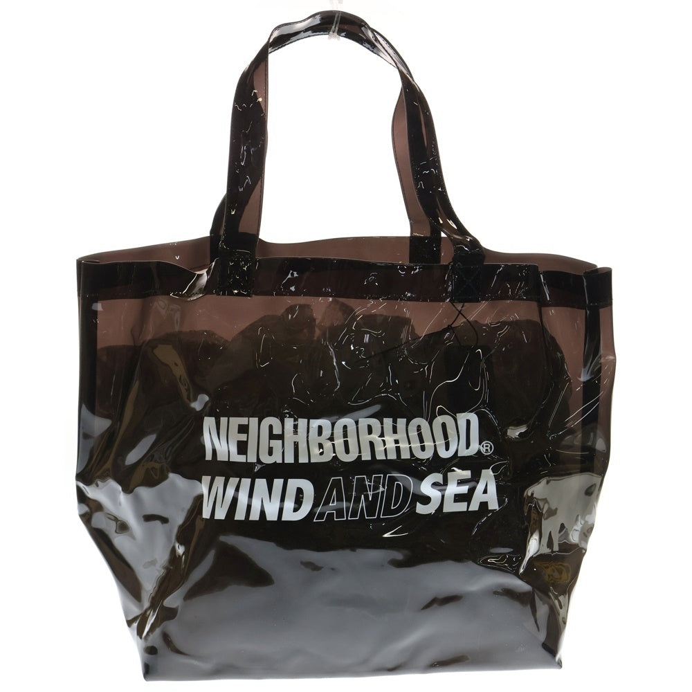 NEIGHBORHOOD(ネイバーフッド) 22SS×WIND AND SEA P-BEACH BAG ウィンダンシー トートバッグ ビーチ プールバッグ ブラック 221FRWSN-CG01S