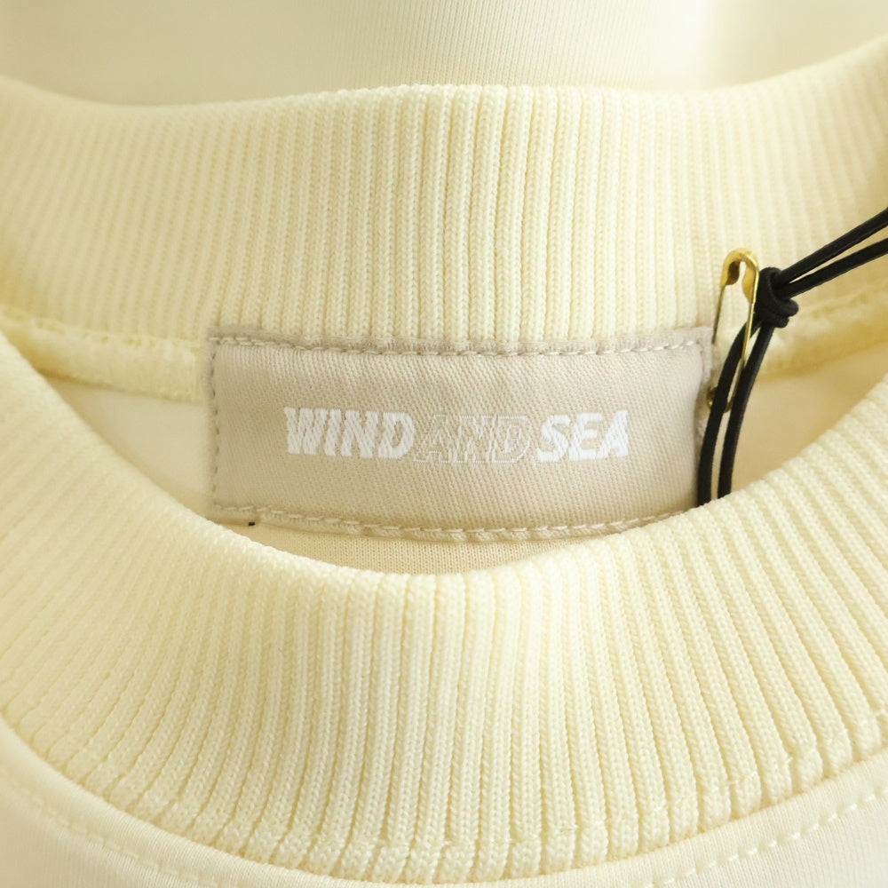 WIND AND SEA(ウィンダンシー) WDS BOX CBK SWEAT TOPS クルーネックスウェットトレーナー アイボリー WDS-20A-TPS-04