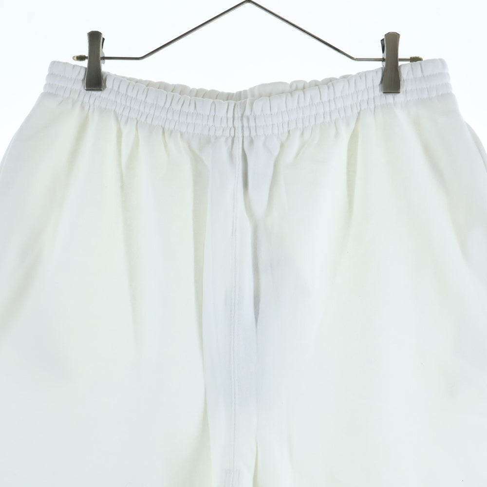 GOD SELECTION XXX(ゴッドセレクショントリプルエックス) 20SS×WIND AND SEA ウィンダンシー ロゴプリント スウェットショートパンツ ホワイト GX-S20-WSSP-05