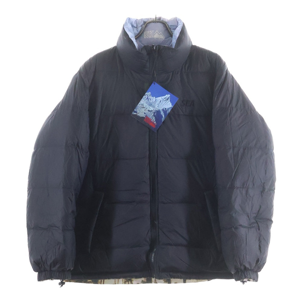 WIND AND SEA(ウィンダンシー) 19AW×FIRST DOWN Reversible Down Jacket ファーストダウン リバーシブルダウンジャケット パームツリー WDS-FRST-02