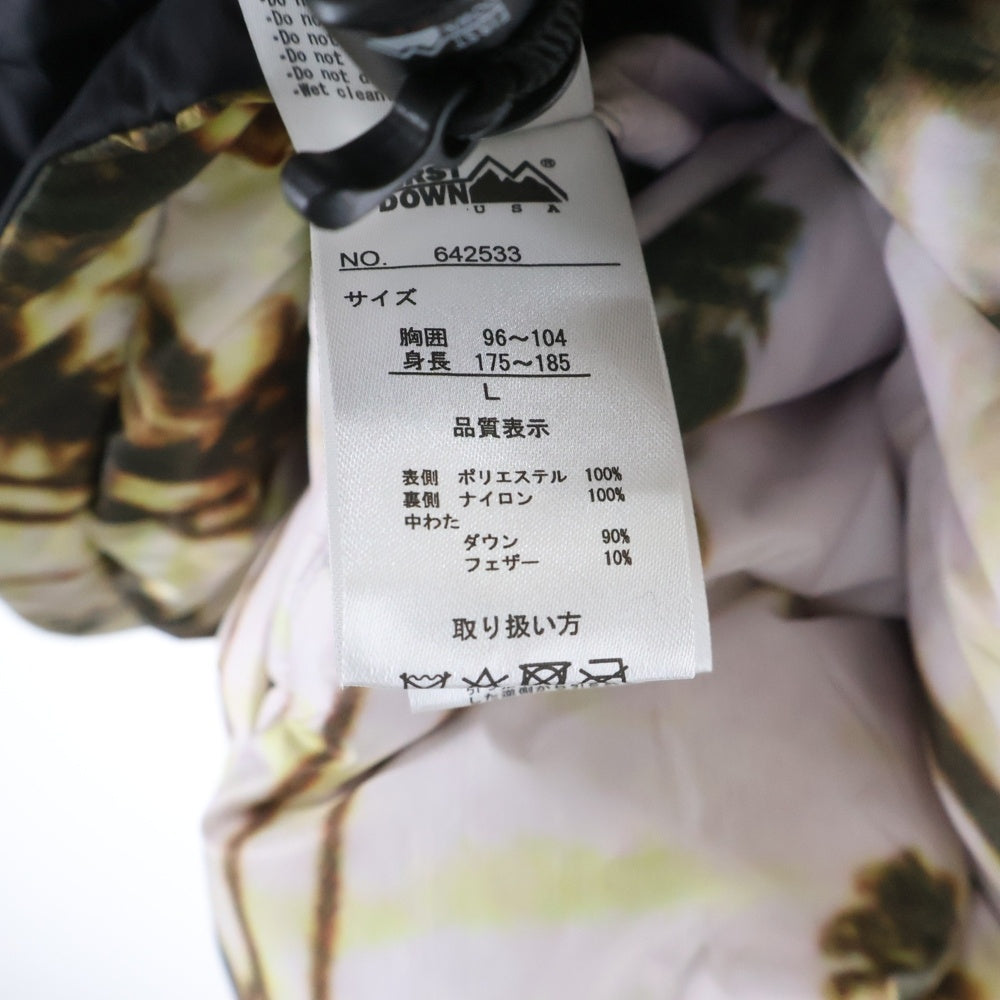 WIND AND SEA(ウィンダンシー) 19AW×FIRST DOWN Reversible Down Jacket ファーストダウン リバーシブルダウンジャケット パームツリー WDS-FRST-02
