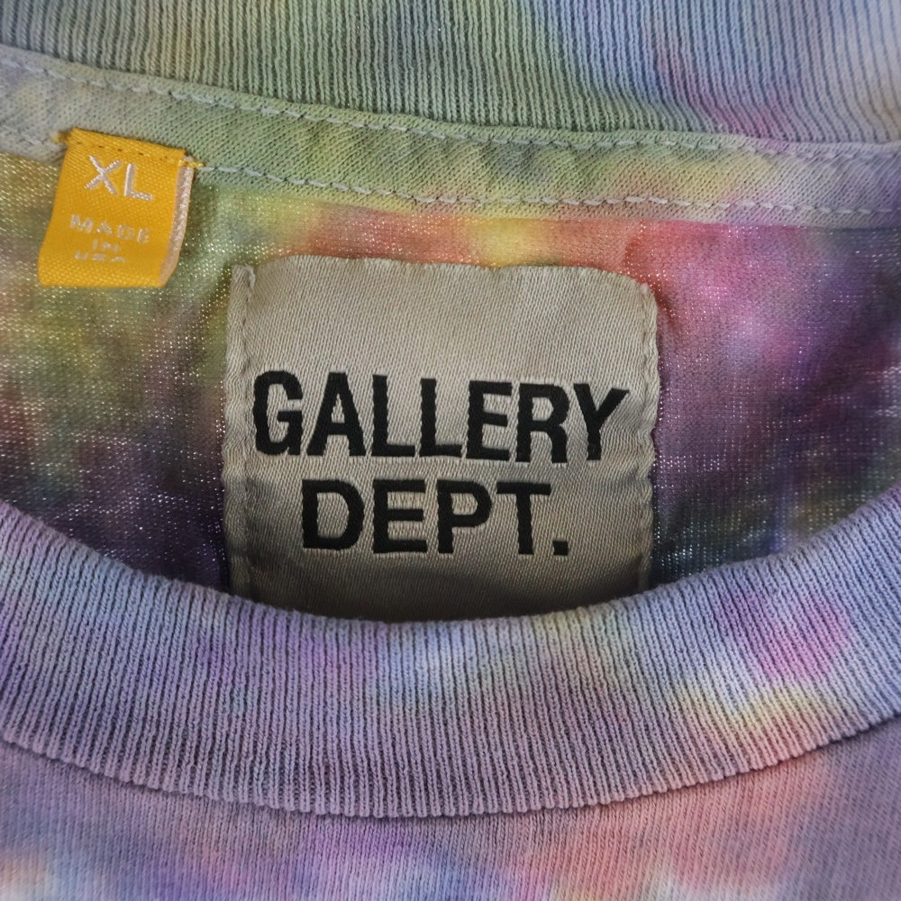 GALLERY DEPT.(ギャラリーデプト) Stop Being Racist フロントプリント 半袖Tシャツ カットソー マルチカラー