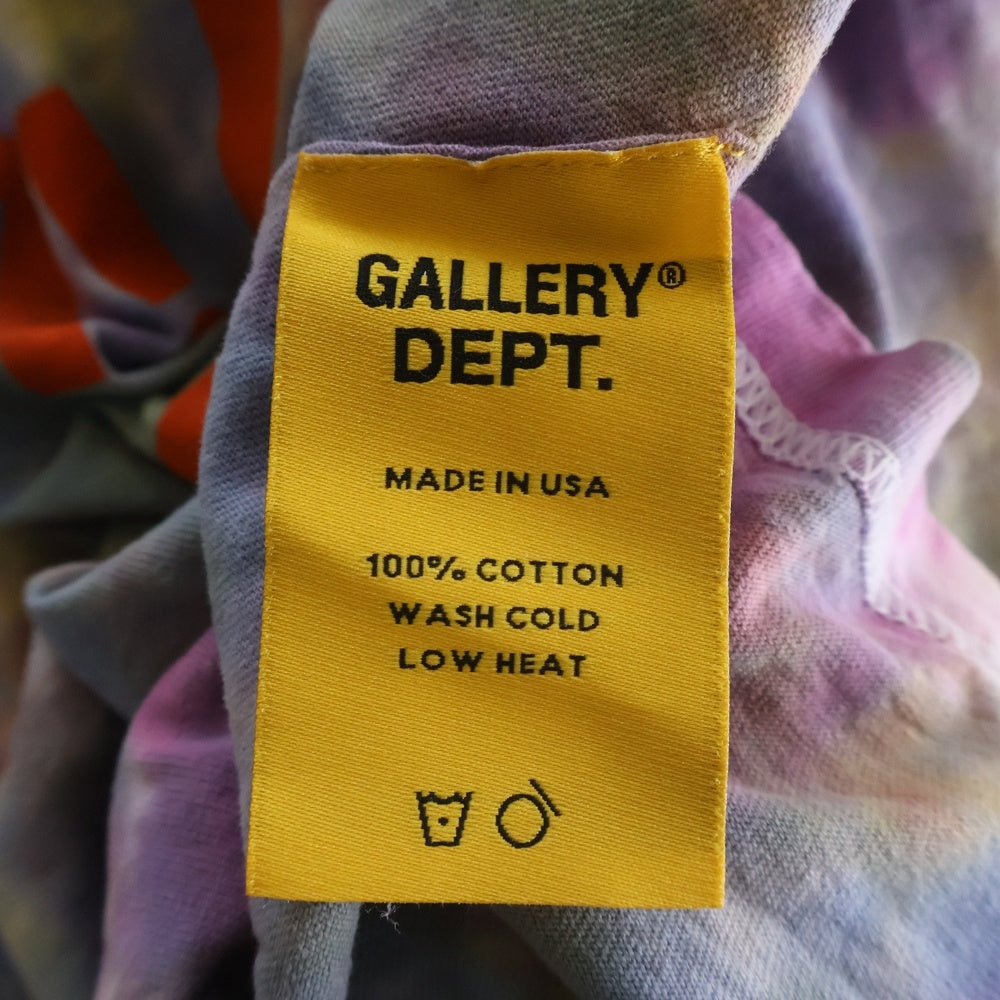 GALLERY DEPT.(ギャラリーデプト) Stop Being Racist フロントプリント 半袖Tシャツ カットソー マルチカラー