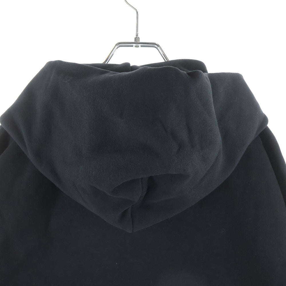 KENZO(ケンゾー) フロント刺繍ロゴ プルオーバーパーカー ブラック