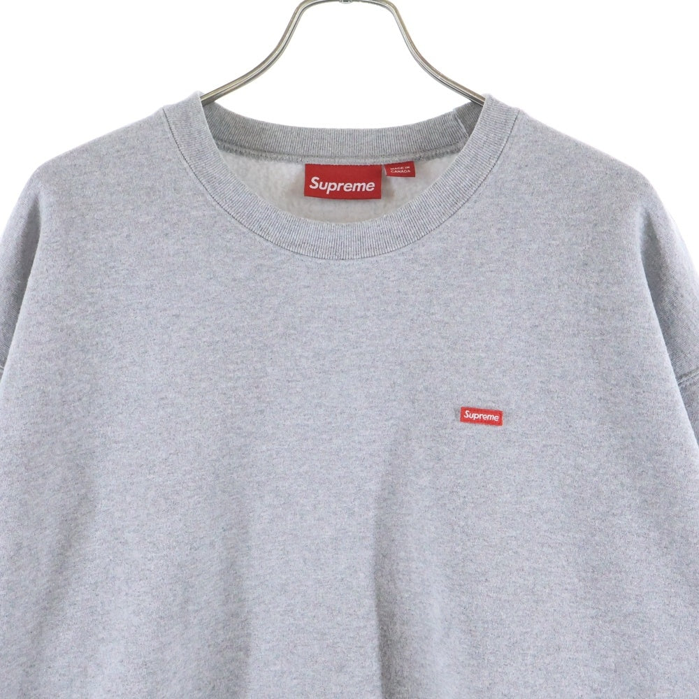 SUPREME(シュプリーム) 24AW Small Box Crewneck スモールボックスロゴ クルーネックスウェット トレーナー グレー