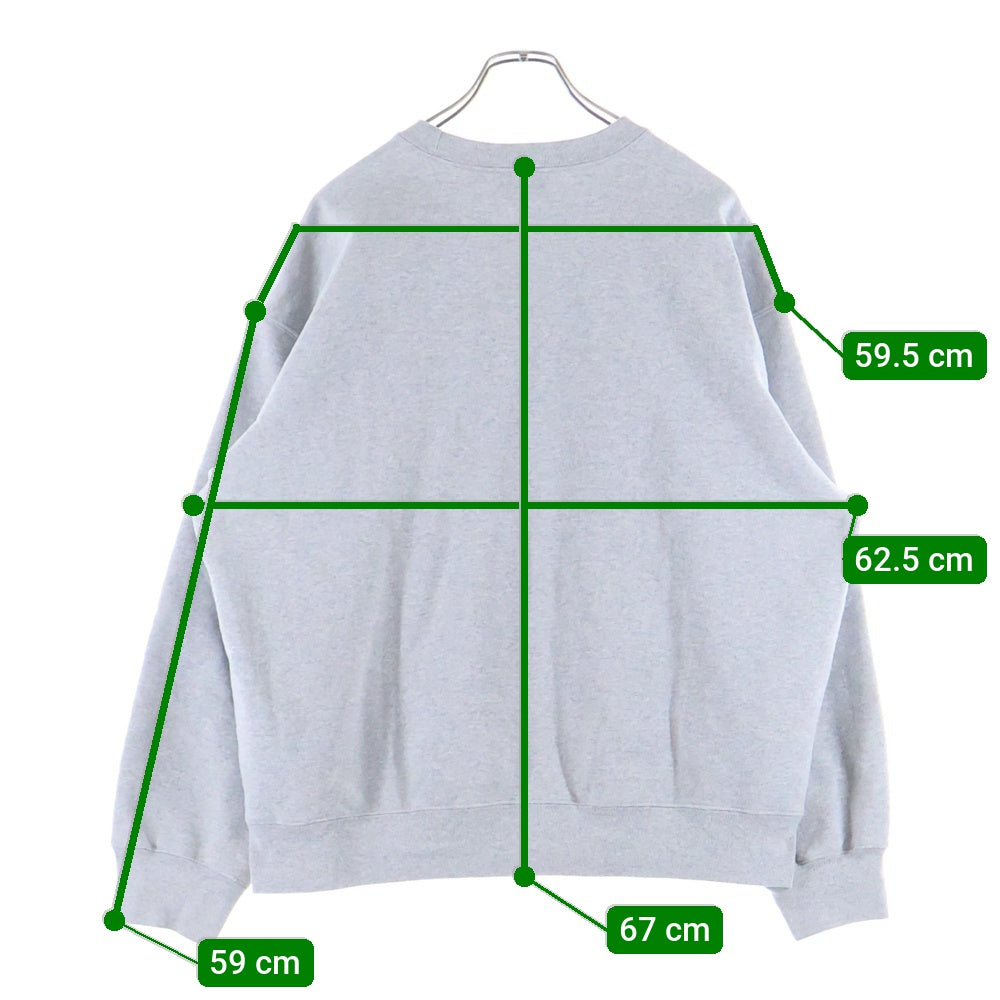 SUPREME(シュプリーム) 24AW Small Box Crewneck スモールボックスロゴ クルーネックスウェット トレーナー グレー