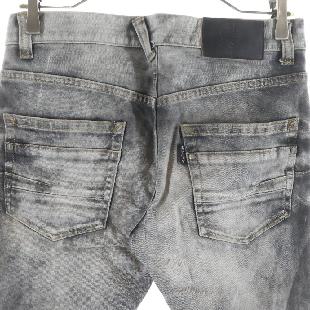 TORNADO MART(トルネードマート) コーティングダメージ加工 デニムパンツ グレー 631-8917004