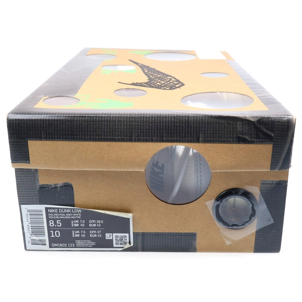 NIKE(ナイキ) ×OFF-WHITE DUNK LOW 1 OF 50 オフホワイト ダンク ローカットスニーカー グレー US8.5/26.5cm DM1602-123