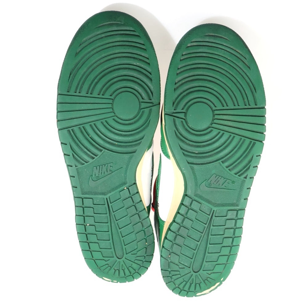 NIKE(ナイキ) ×Off-White Dunk Low White/Pine Green CT0856-100 ×オフホワイト ダンクロウ ローカットスニーカー シューズ US10.5/28.5cm ホワイト/グリーン