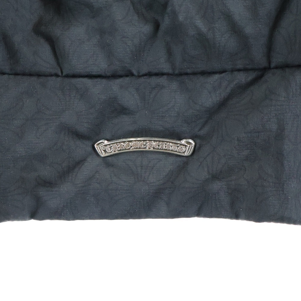 CHROME HEARTS(クロムハーツ) Nylon Monogram Jacket CHロゴ刺繍 総柄 ダガージップ ナイロンジャケット ブラック