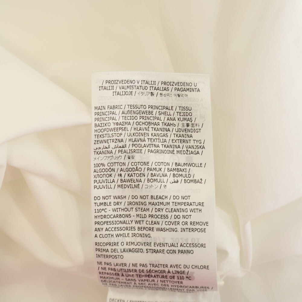 JIL SANDER(ジルサンダー) 24SS オーガニックコットンポプリンシャツ 長袖 ホワイト J22DL0164