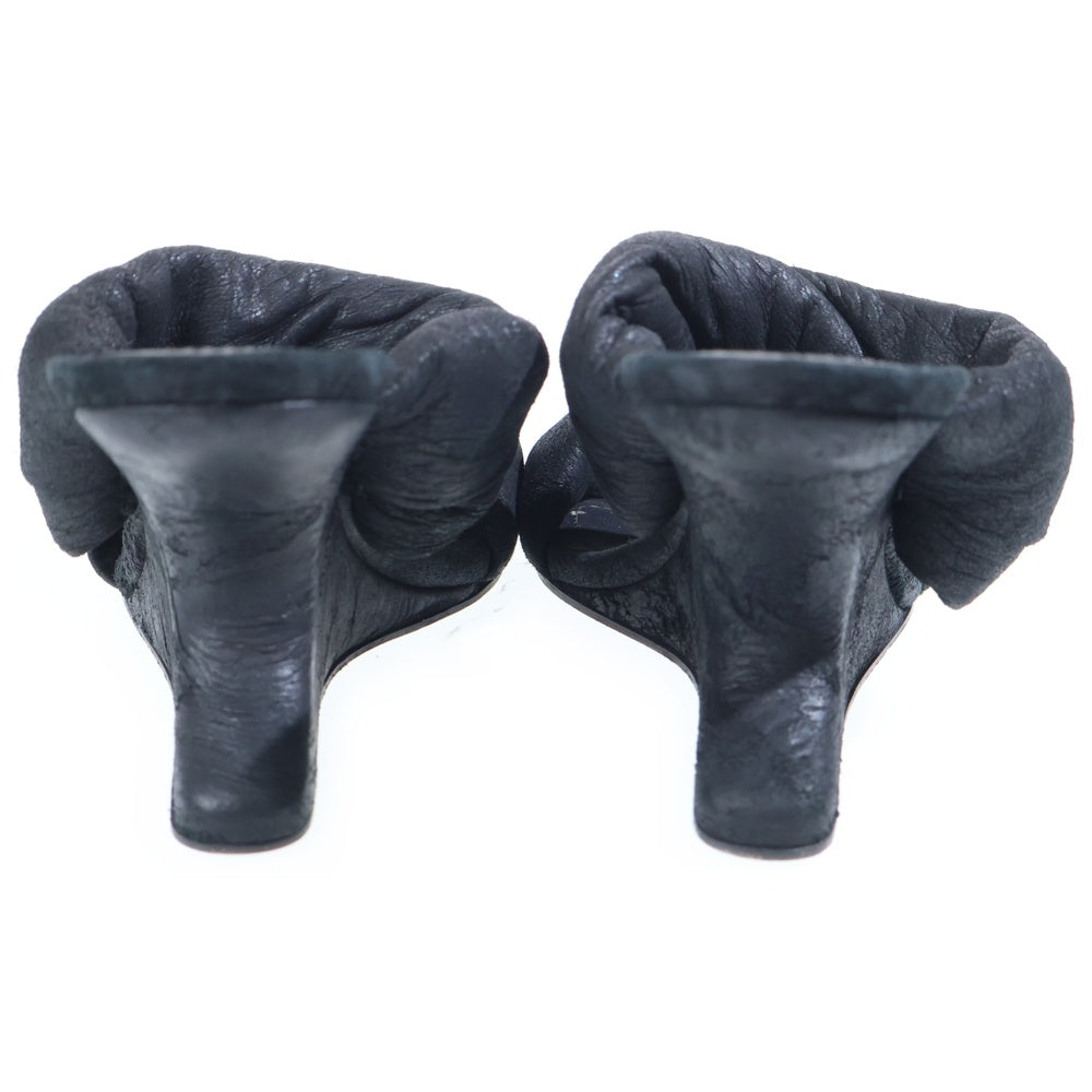 Rick Owens(リックオウエンス) Cantilever 8 80mm サンダル ウェッジ ミュールサンダル ブラック 39 レディース