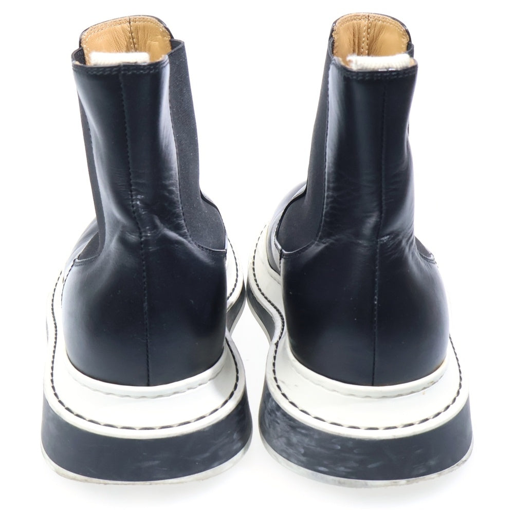 LOEWE(ロエベ) CHELSEA BOOT L815S05X12 ショートブーツ レザー チェルシー サイドゴア アンクルブーツ ブラック 38 レディース