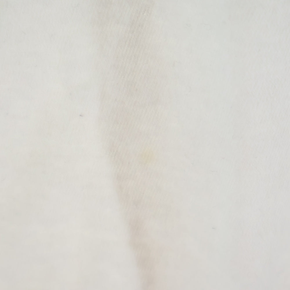 Palm Angels(パームエンジェルス) ネックロゴ クルーネックロングスリーブ長袖Tシャツ PMAB001S21JER001 ホワイト