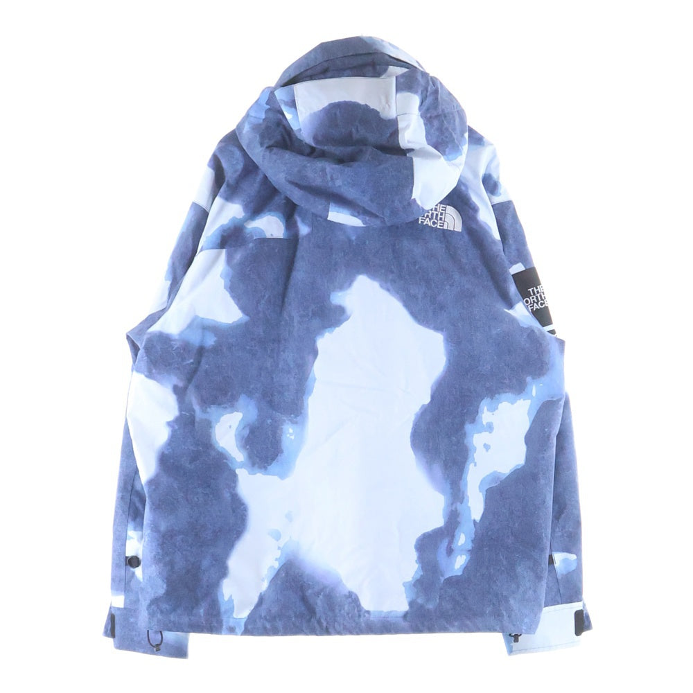 SUPREME(シュプリーム) 21AW × THE NORTH FACE Bleached Denim Print Mountain Jacket ザノースフェイス ブリーチ デニムプリント マウンテンジャケット ブルー NP52100I