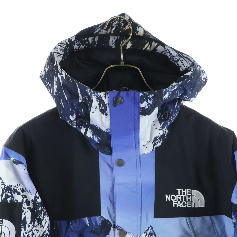 SUPREME(シュプリーム) 17AW ×THE NORTH FACE MOUNTAIN PARKA ザノースフェイス 雪山 マウンテンパーカー ナイロンジャケット ブルー/ブラック NP61701I