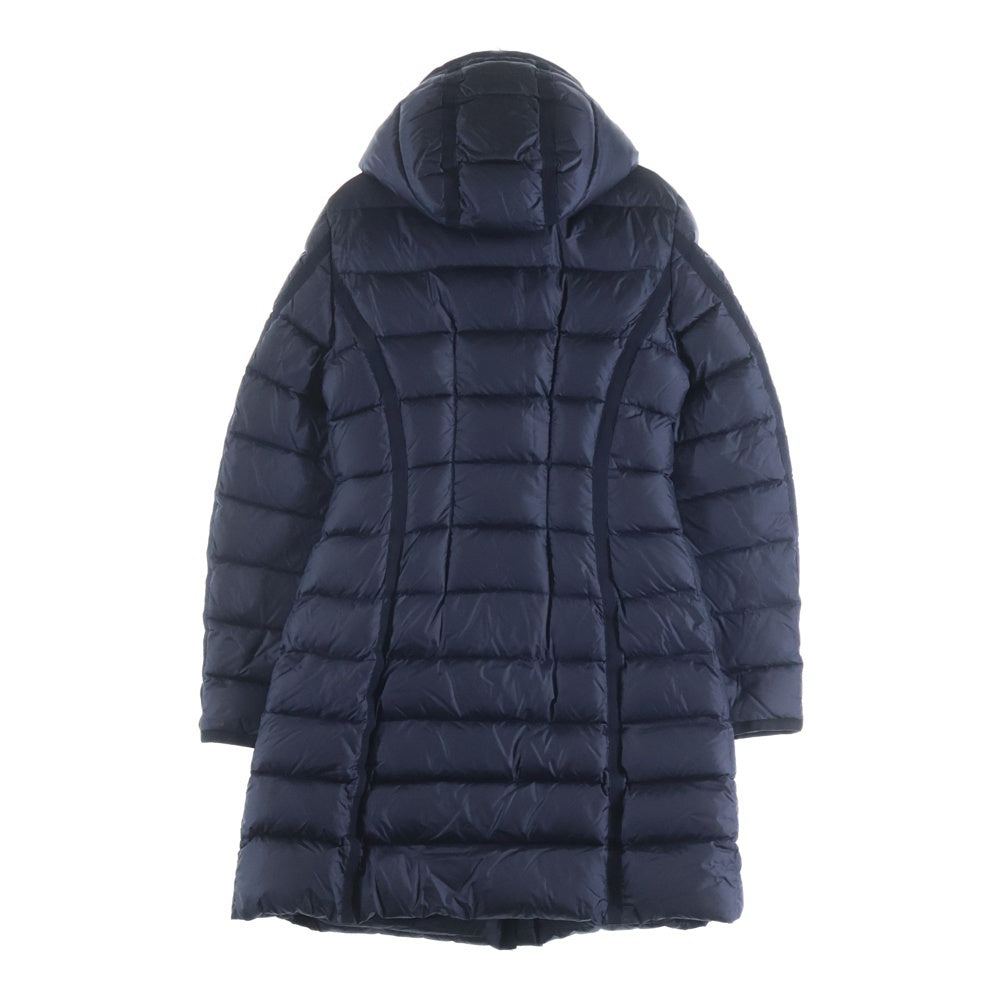 MONCLER(モンクレール) HERMINE GIUBBOTTO 420934933905 エルミンヌ フーデッドダウンコート ジャケット ネイビー レディース