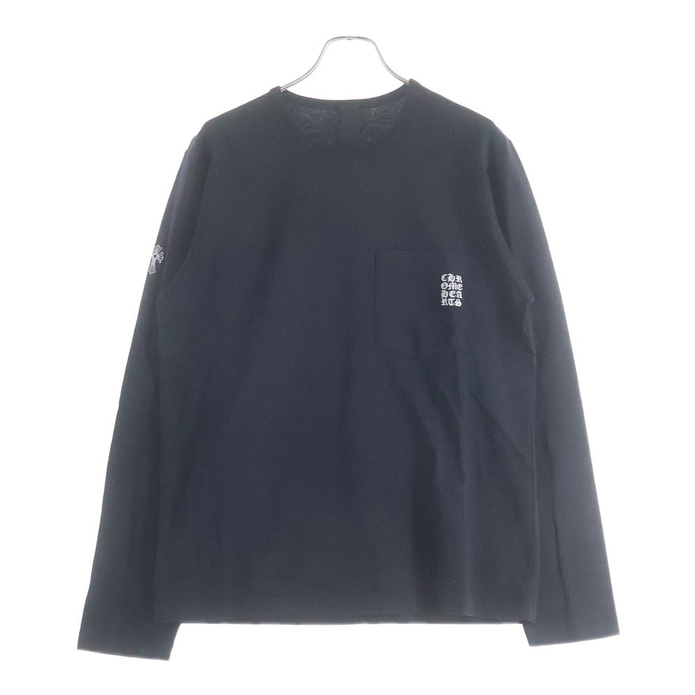 CHROME HEARTS(クロムハーツ) YNOT L/S TEE フロントロゴ刺繍 袖CH