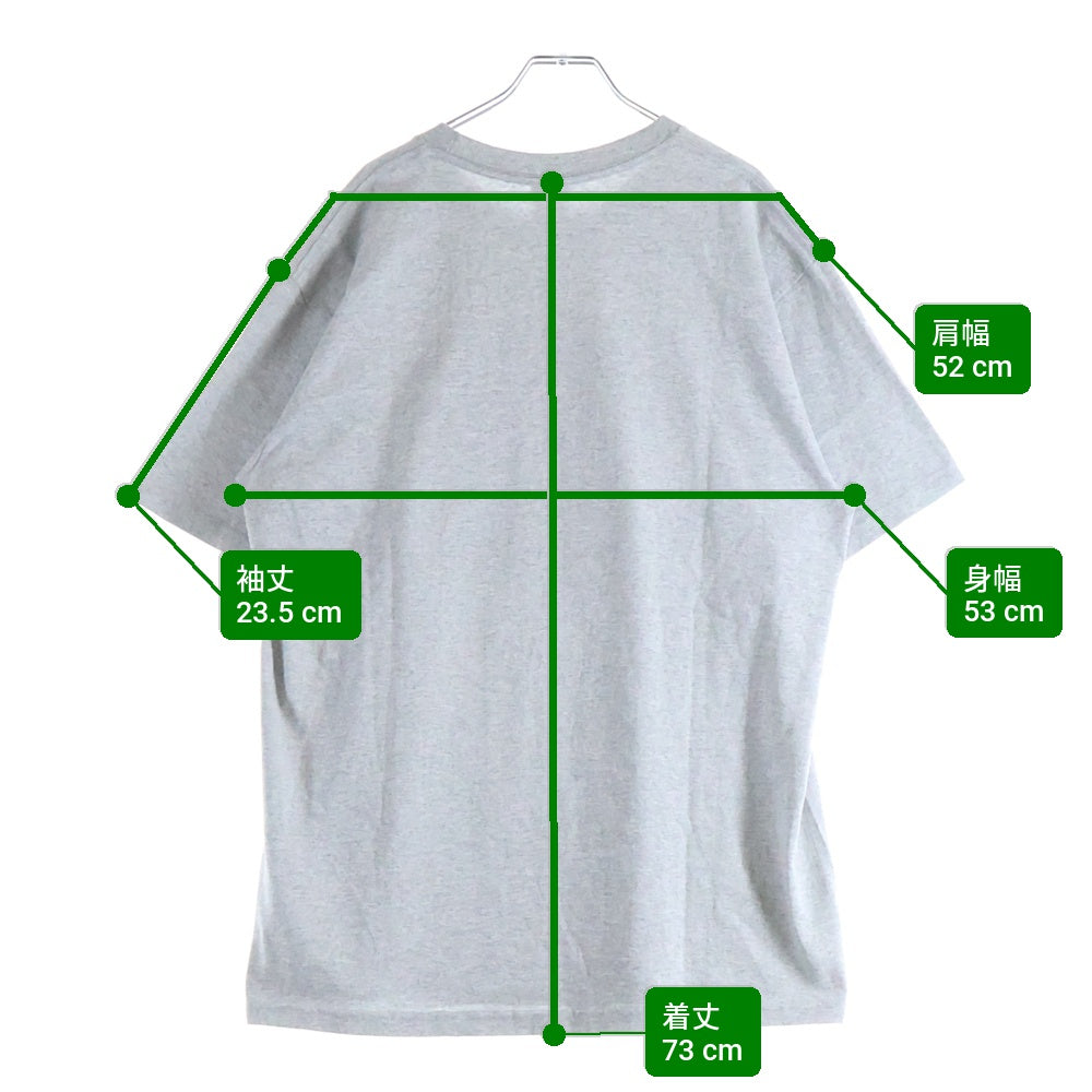 SUPREME(シュプリーム) 18SS Nan Goldin Kim in Rhinestone Tee ナン・ゴールディン フロントプリント 半袖Tシャツ カットソー グレー