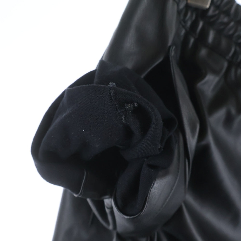 UNDERCOVER(アンダーカバー) 24SS PRE-COLLECTION UP1D4502 シンセティックレザー ショートパンツ ブラック