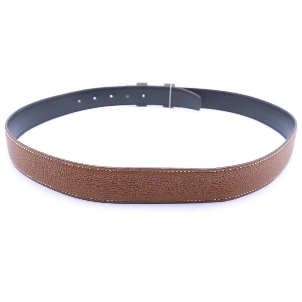 HERMES(エルメス) Hバックル コンスタンス □F刻印 シルバー 金具 リバーシブル ブラウン/ブラック