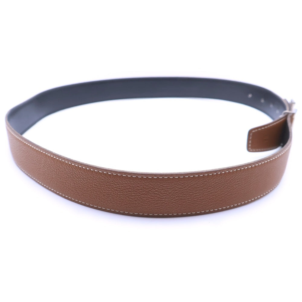 HERMES(エルメス) Hバックル コンスタンス □F刻印 シルバー 金具 リバーシブル ブラウン/ブラック