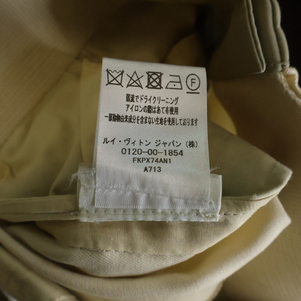 LOUIS VUITTON(ルイヴィトン) 21SS ハイウエスト コットン カーゴパンツ アイボリー RW211B AN1 FKPX74 レディース