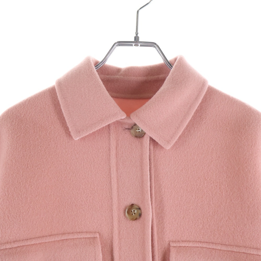 MAISON KITSUNE(メゾンキツネ) DOUBLE FACE JACKET ダブルフェイスジャケット ウール ピンク