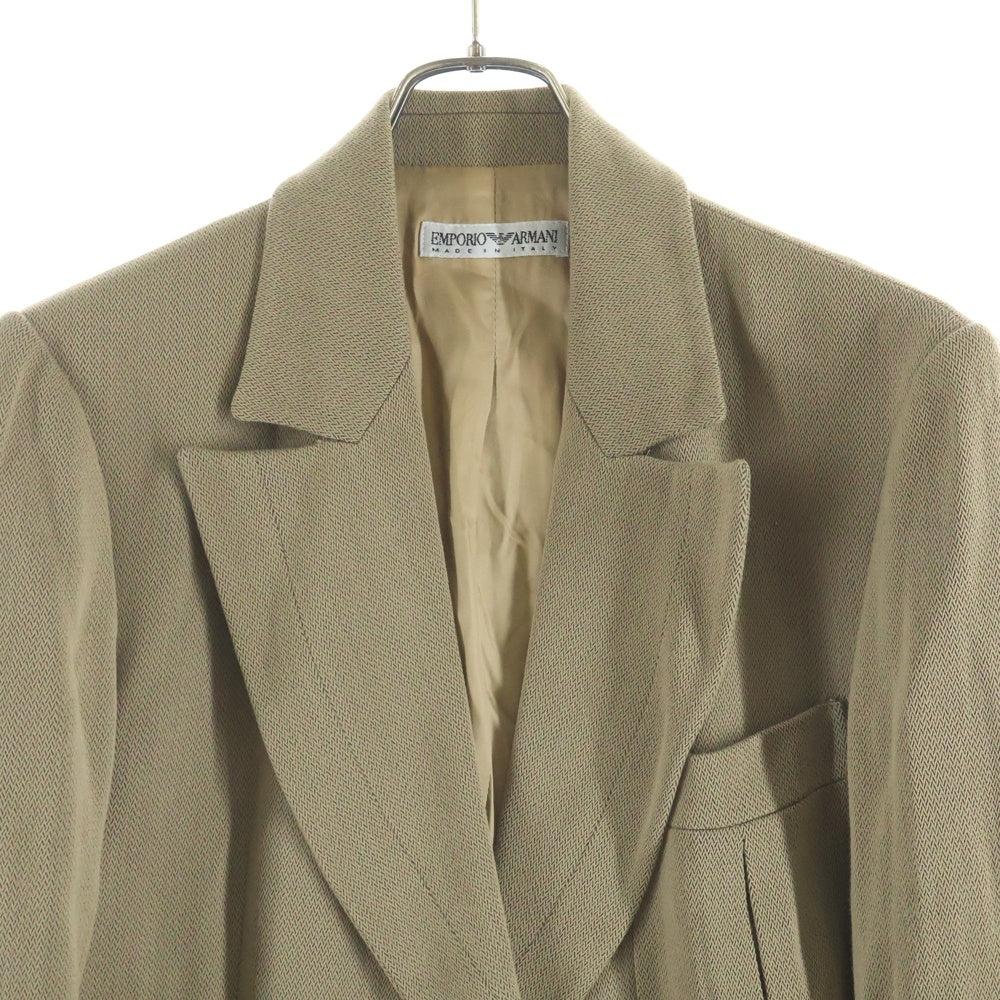 ARMANI(アルマーニ) 90s イタリア製 バージンウール テーラードジャケット ベージュ
