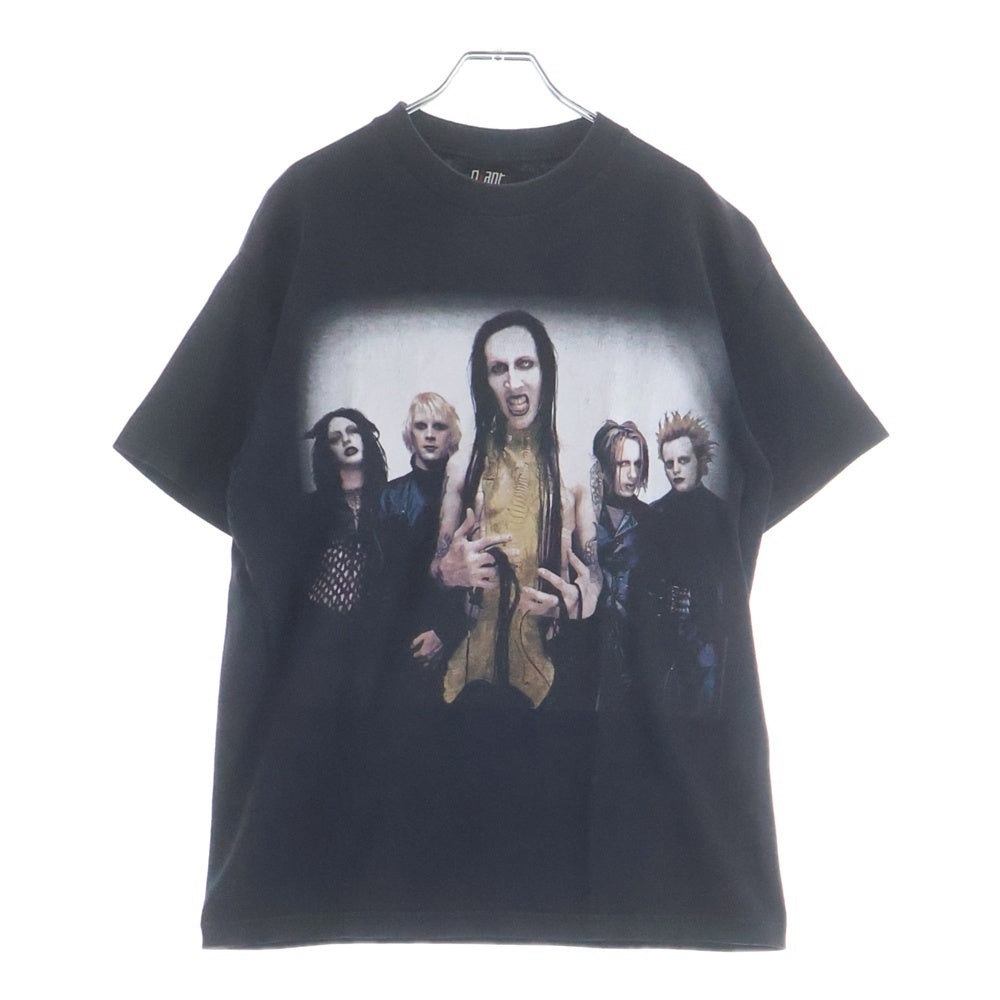 VINTAGE(ヴィンテージ) 00s MARILYN MANSON GUNS GOD AND GOVERNMENT マリリンマンソン ガンズゴッド アンド ガバメント Tシャツ 半袖カットソー ブラック