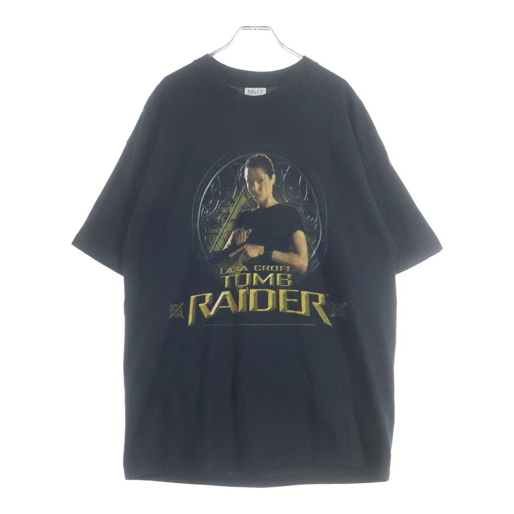 VINTAGE(ヴィンテージ) 00s TOMB RAIDER LARA CROFT TEE トゥームレイダー 片面プリント クルーネック半袖Tシャツ ブラック