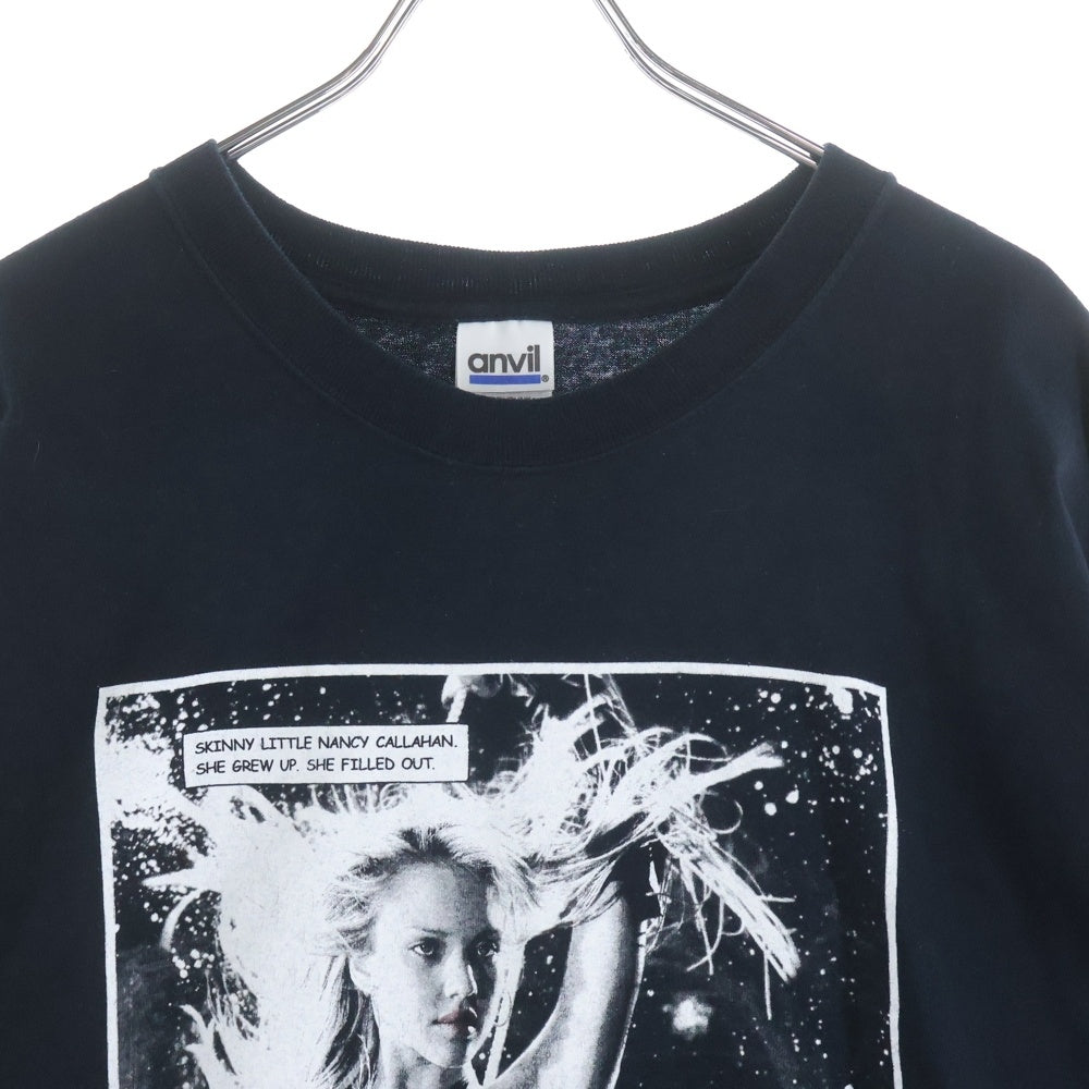 VINTAGE(ヴィンテージ) 00s SIN CITY JESSICA ALBA TEE シンシティ ジェシカアルバ 片面プリント クルーネック半袖Tシャツ ブラック